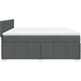 vidaXL Okvir kreveta s oprugama i madrac svjetlosivi 180x200cm tkanina | shoptok.hr