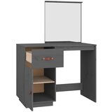  Toaletni stolić sivi 95 x 50 x 134 cm od masivne borovine | shoptok.hr