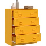  Komoda boja senfa 67 x 39 x 83 cm čelični | shoptok.hr