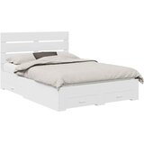 vidaXL Okvir za krevet Bijelo 140 x 190 cm Konstruirano drvo - Bijelo 140 x 190 cm Cijene