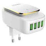 Ldnio HIŠNI POLNILEC 220V adapter 4 x USB 4,4A z Lightning (apple) kablom | Shoptok.si