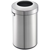 EKO Velik lepo oblikovan zbiralnik odpadkov, prostornina 90 l, VxØ 686 x 405 mm, nerjavno jeklo | Shoptok.si