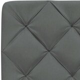 vidaXL Postelja z vzmetnico temno siva 180x200 cm blago | Shoptok.si