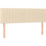  LED uzglavlje krem 144x5x78/88 cm od tkanine | shoptok.hr