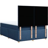  Krevet s oprugama i madracem plavi 140 x 190 cm od tkanine | shoptok.hr