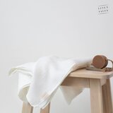 Linen Tales Bela lanena brisača 30x30 cm - Linen Tales Cene