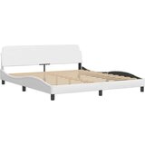  Krevet s madracem bijeli 180 x 200 cm od umjetne kože | shoptok.hr