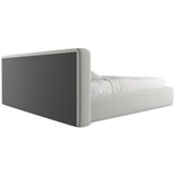 Makamii Svetlo siva oblazinjena zakonska postelja s prostorom za shranjevanje z letvenim dnom 180x200 cm Kiana – | Shoptok.si