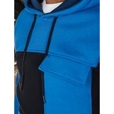 DStreet Bluza męska z kapturem niebieska | Shoptok.si