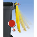 eurokraft pro Smetnjak iz umetne mase, DIN EN 840, prostornina 80 l, ŠxVxG 448 x 932 x 514 mm, antracitna | Shoptok.si