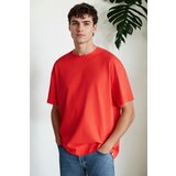 Dewberry 75226 Mens Oversized Fit Crew Neck T-Shirt-NAR | Shoptok.si