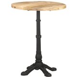 vidaXL Bistro stolić Ø 60 x 76 cm od grubog drva manga | shoptok.hr