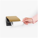 Brabantia Željezan zidni držač toaletnog papira u zlatnoj boji ReNew – | shoptok.hr