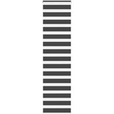 vidaXL idaXL Zebra senčilo črna 55x230 cm tkanina širina 50,9 cm poliester | Shoptok.si