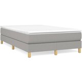 The Living Store Posteljni okvir svetlo siv 120x200 cm blago - Box Spring Posteljni Okvir, (21520474) | Shoptok.si
