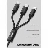 Remax Kabel Gition RC-131 3u1 za iPhone Lightning/ Micro USB/ Type-C crni 1m | ePonuda.com