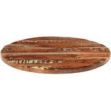 vidaXL Mizna plošča Ø 90x3,8 cm okrogla trden predelan les | Shoptok.si