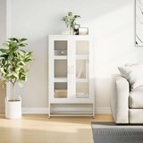 vidaXL Visoka ploča bijela 68x39x123 cm čelik | shoptok.hr