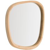 Kave Home Stensko ogledalo z lesenim okvirjem 45,5x47 cm Alura – | Shoptok.si
