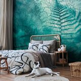  Foto tapeta - In a forest retreat - abstract composition with ferns and patterns 500x350 | shoptok.hr