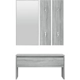  Set namještaja za hodnik boja hrasta sonome konstruirano drvo | shoptok.hr
