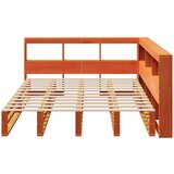  Krevet s regalom za knjige bez madraca 160x200 cm od borovine | shoptok.hr