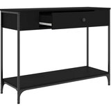  Konzolni stol crni 100 x 34 5 x 75 cm od konstruiranog drva | shoptok.hr