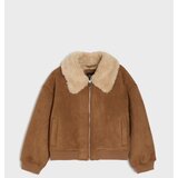 Sinsay Aviator jakna od imitacije antilopa s umjetnim krznom | shoptok.hr