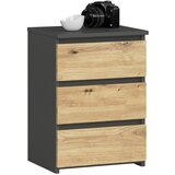 AKORD KOMODA CL3/40 GRAFITNO SIVA / HRAST ARTISAN, (21702787) | Shoptok.si