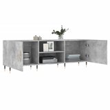 TV ormarić boja betona 150x30x50 cm od konstruiranog drva | shoptok.hr