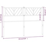  Kovinsko posteljno vzglavje črno 135 cm, (20951621) | Shoptok.si