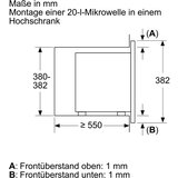 Bosch BFL623MB4 Serie2 Vgrajen peci z Ø mikrovalovni 27 cm steklenim vrtljivim krožnikom. | Shoptok.si