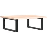  Stenska polica za umivalnik jeklo in trdna hrastovina, (21326037) | Shoptok.si