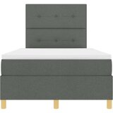 Krevet s opruga kutije Tamno siva 120 x 200 cm tkanina | shoptok.hr