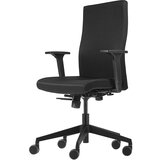 TrendOffice Vrtljiv pisarniški stol STRIKE COMFORT, s prestavljivimi nasloni za roke, črna Cene