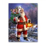  Panel, blind ram, Santa Claus, LED, 30x40cm ( 740015 ) Cene