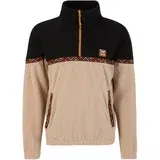 Iriedaily Sweater majica 'Monte Noe' bež / narančasta / crvena / crna