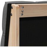 vidaXL tapecirano vzglavje temno siva 80 cm masivno borovo les | Shoptok.si