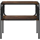  Bocni stol Dimljeni hrast 100 x 50 x 46 cm Konstruirano drvo | shoptok.hr
