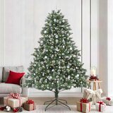  Umjetno božićno drvce Zelena 240 cm PVC, Plastika i Čelik | shoptok.hr