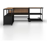Bessagi Garden Letna Kuhinja Delia, Črna, Naravna | Shoptok.si