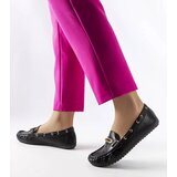 Gemre Black moccasins decorated with a Seattle appliqué | shoptok.hr