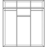 CARRYHOME OMARA ZA OBLAČILA, barve grafita, siva | Shoptok.si