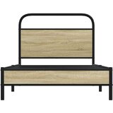 vidaXL Okvir kreveta bez madraca boja hrasta sonome 100x200 cm drveni | shoptok.hr