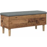  Klupa za odlaganje s jastučićem Staro drvo 102 x 42 x 46 cm | shoptok.hr
