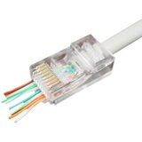 Gembird LC-PTU-01/100 Universal pass-through modular CAT5 UTP plug 8P8C/ 100u pak /CENA PO PAKOVANJU | Eponuda.com