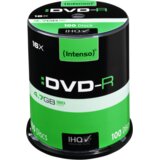 Intenso DVD-R 4,7 GB 100 kos cakebox 16x, (5000557936) Cene