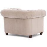 Ropez Bež baršunasti chesterfield fotelja York Blik – | shoptok.hr