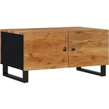 Maison Chic Klubska mizica - kavna mizica - Nizka mizica 80x50x40 cm trden akacijev les in inženirski les, (21754054) Cene