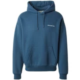 Abercrombie & Fitch Sweater majica tamno plava / bijela